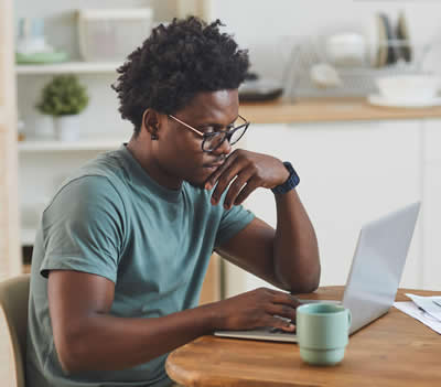 man on laptop