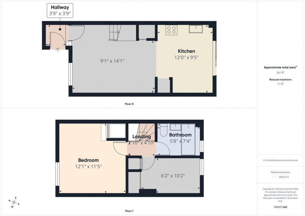 Floorplan for Sellafield Way, Lower Earley, RG6