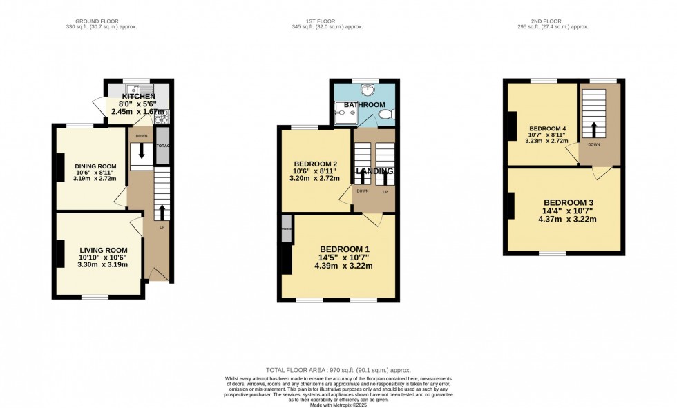 Floorplan for Anstey Road, Reading, RG1