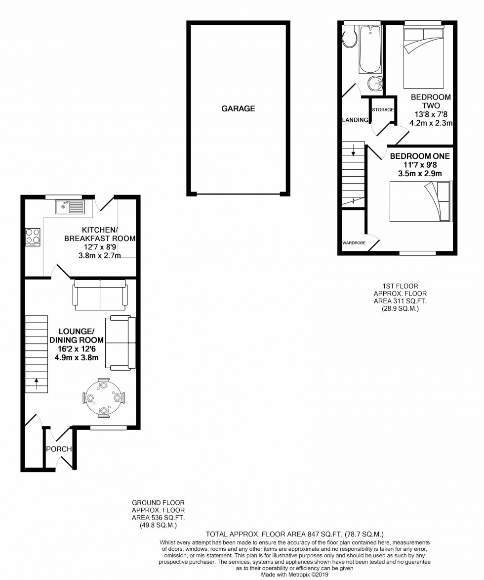 Floorplan for Calcot, Reading, Berkshire