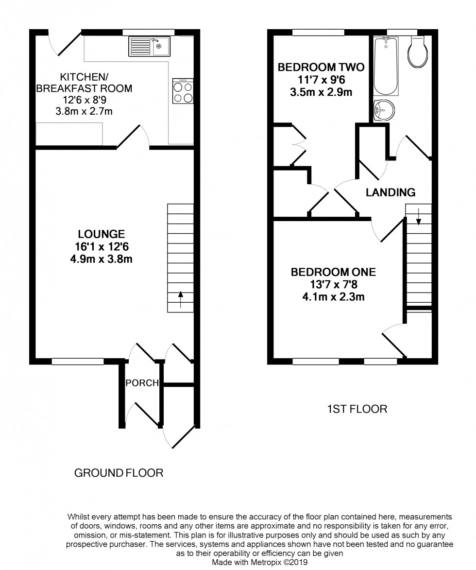 Floorplan for Calcot, Reading, Berkshire