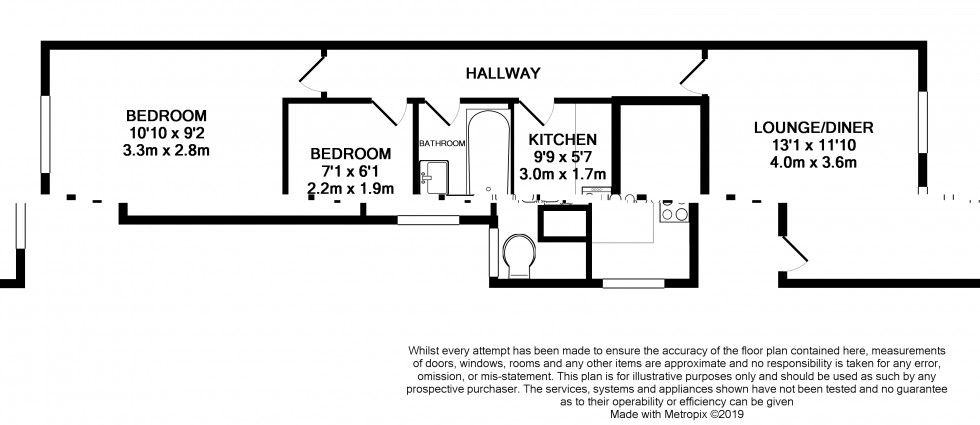 Floorplan for Waverley Road, Reading, Berkshire