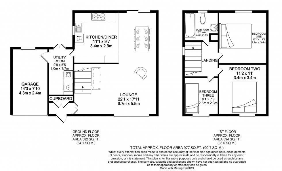 Floorplan for Tilehurst, Reading, Berkshire