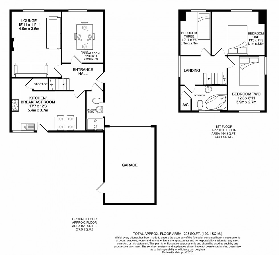 Floorplan for Tilehurst, Reading, Berkshire