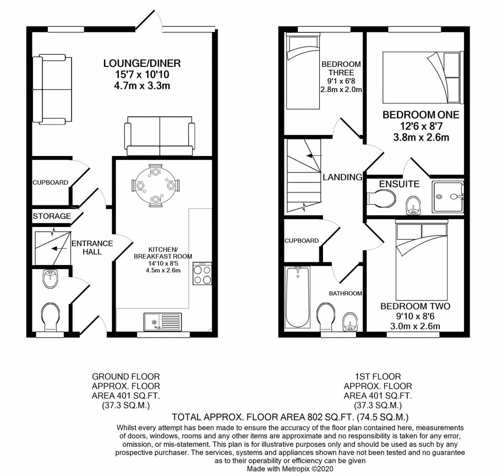 Floorplan for Leven Street, Reading, Berkshire