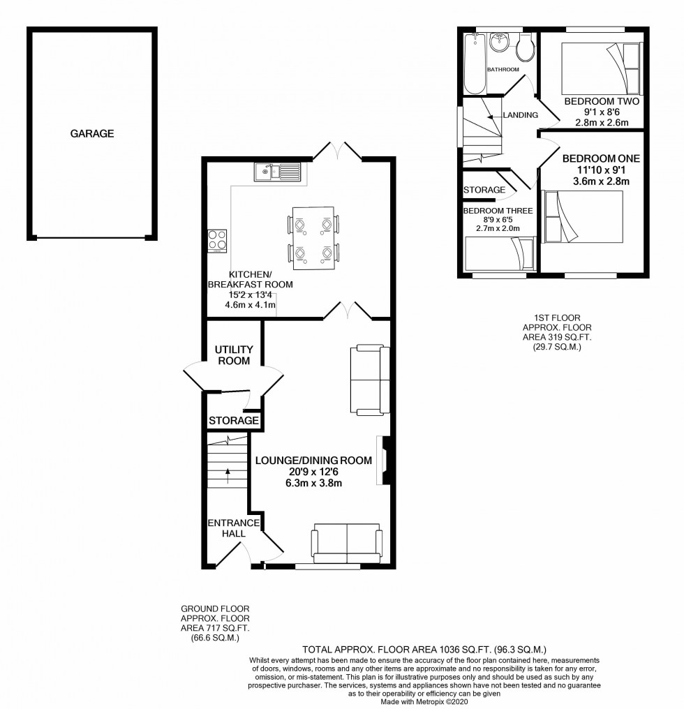 Floorplan for Tilehurst, Reading, Berkshire