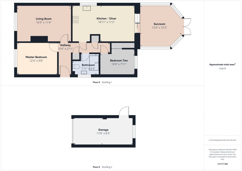 Floorplan for Broom Close, Calcot, RG31