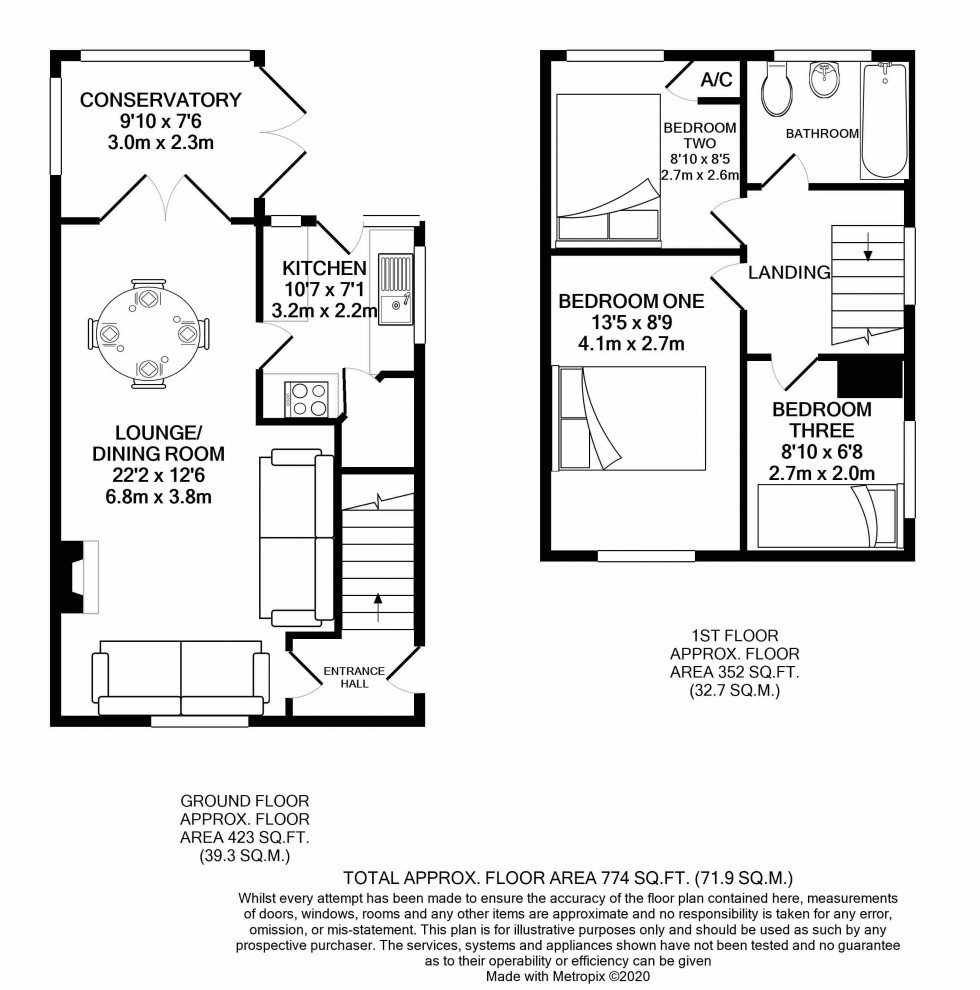 Floorplan for Tilehurst, Reading, Berkshire