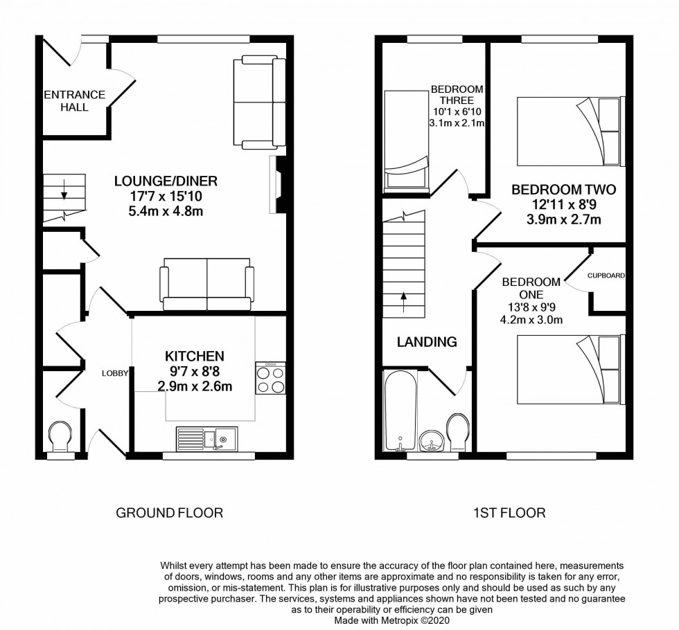 Floorplan for Tilehurst, Reading, Berkshire