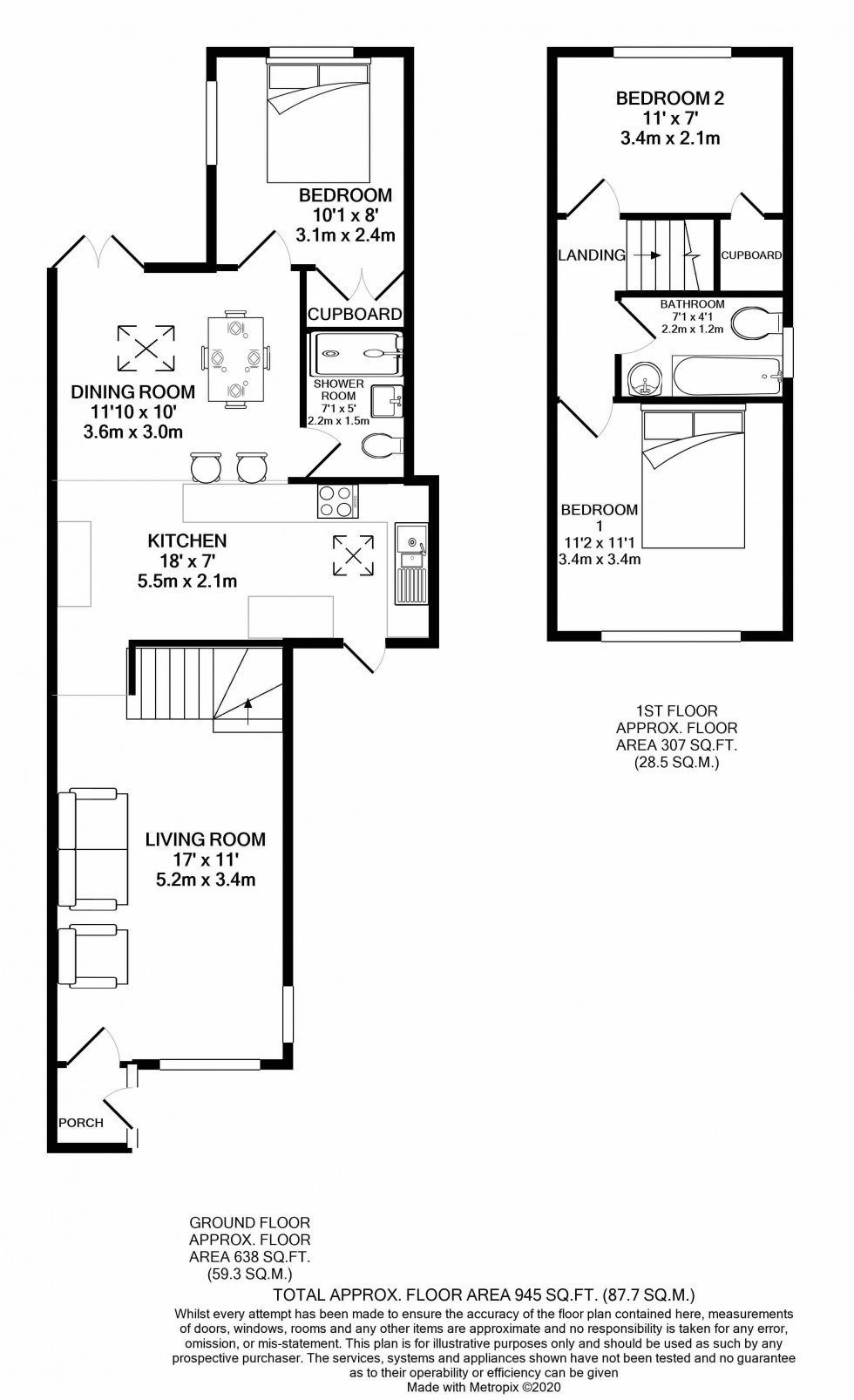 Floorplan for Calcot, Reading, Berkshire