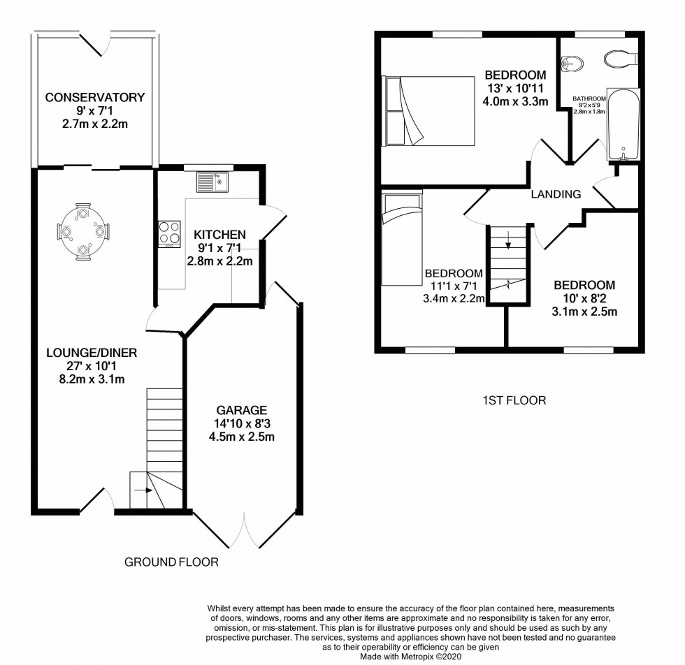 Floorplan for Fulmead Road, Reading, Berkshire