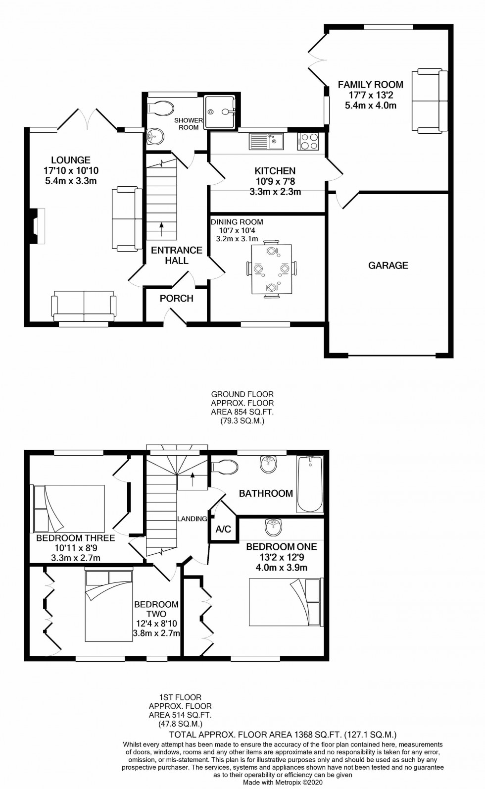 Floorplan for Tilehurst, Reading, Berkshire