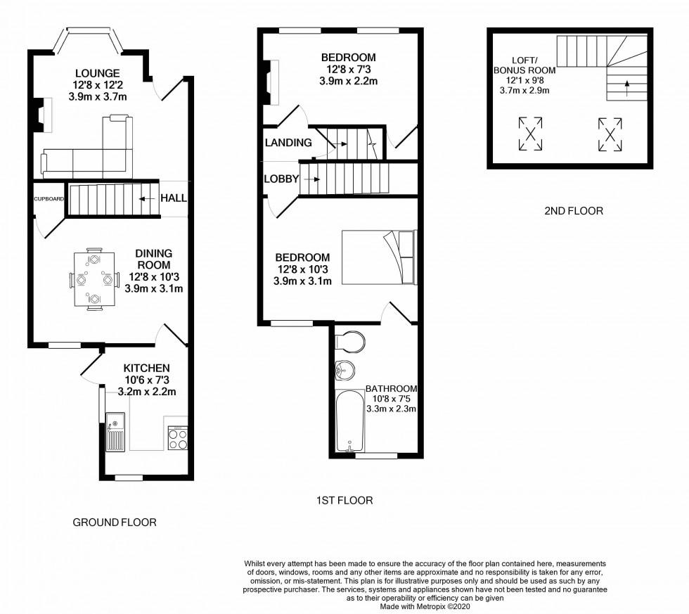 Floorplan for Beecham Road, Reading, Berkshire