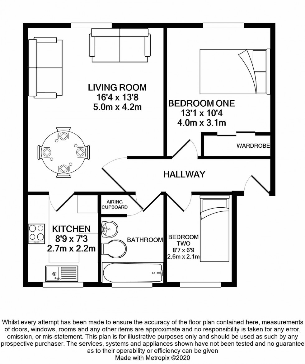 Floorplan for St Pauls Court, Reading, Berkshire