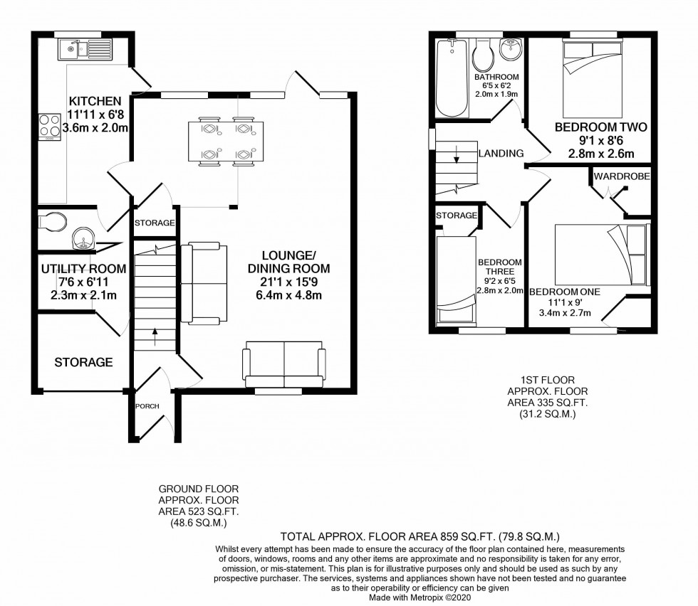 Floorplan for Tilehurst, Reading, Berkshire