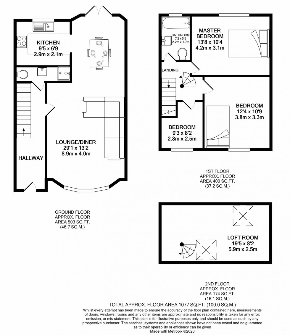 Floorplan for Tilehurst, Reading, Berkshire