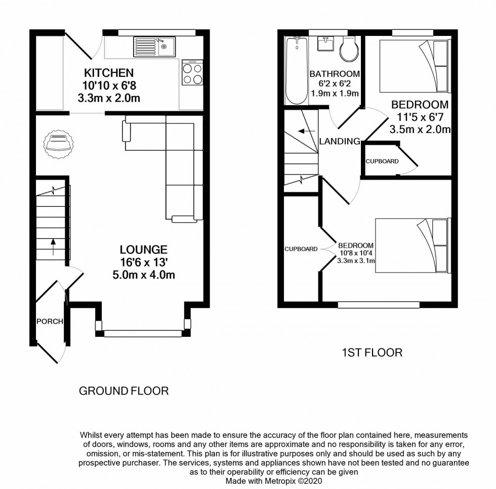 Floorplan for Calcot, Reading, Berkshire