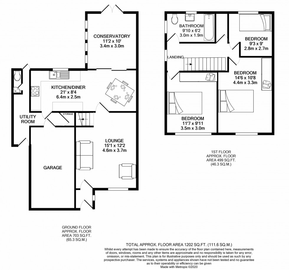 Floorplan for Tilehurst, Reading, Berkshire