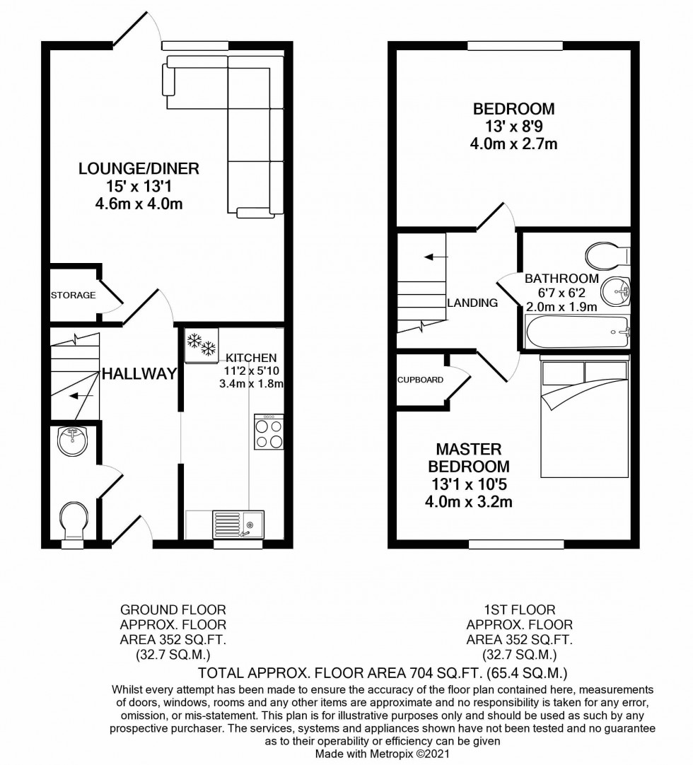 Floorplan for Leven Street, Reading, Berkshire