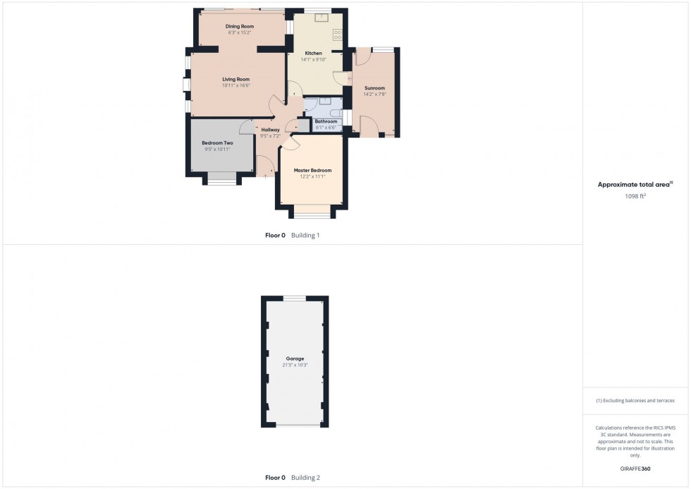 Floorplan for Hogarth Avenue, Reading, RG30