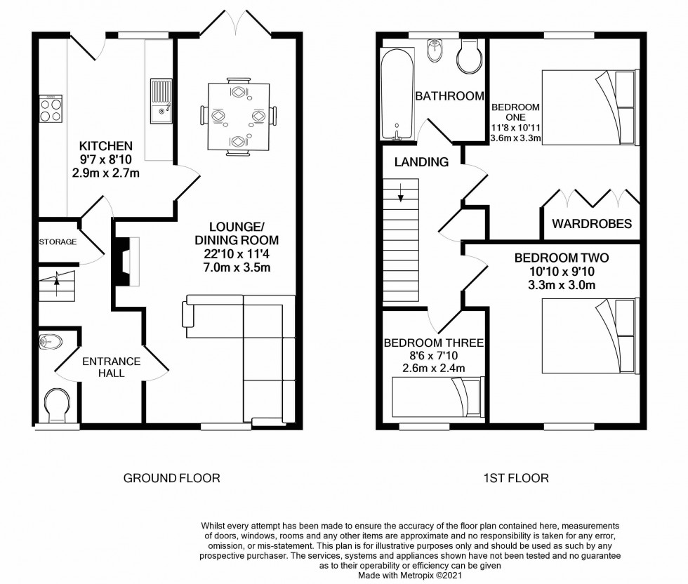 Floorplan for Longridge Close, Reading, Berkshire