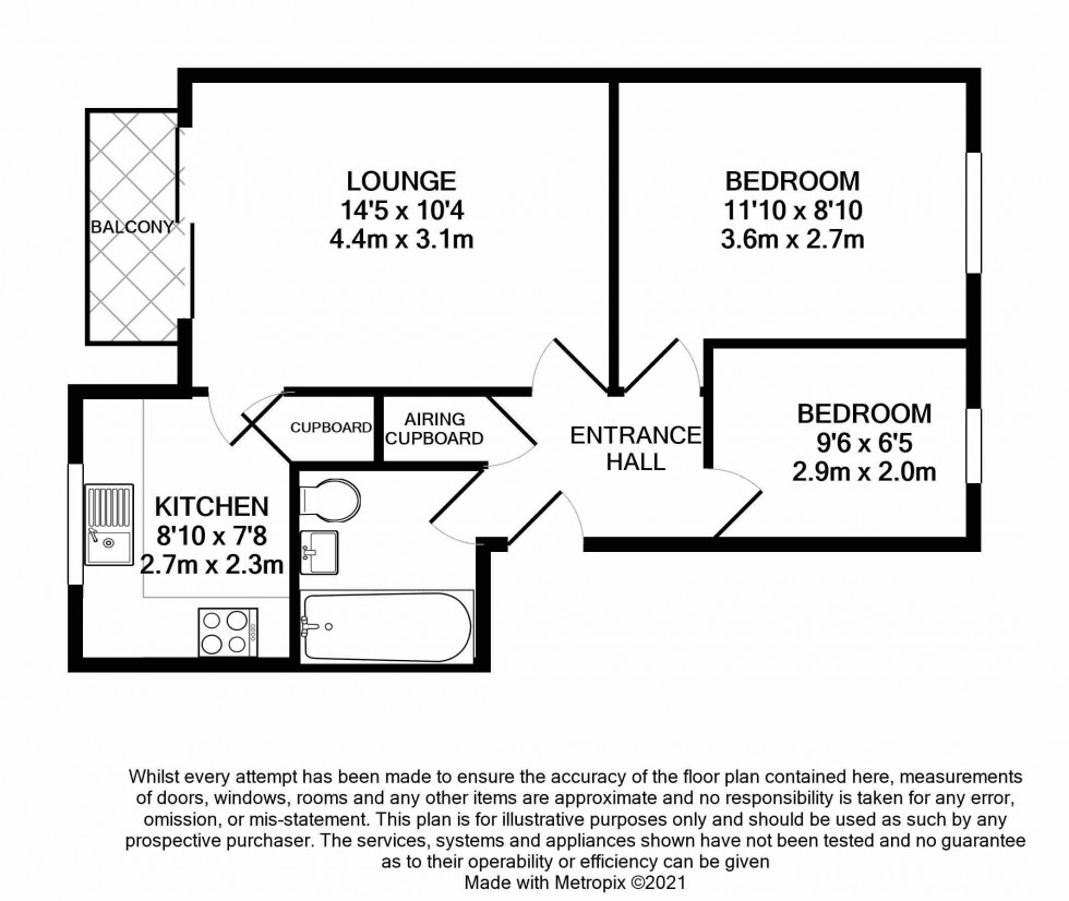 Floorplan for Coley, Reading