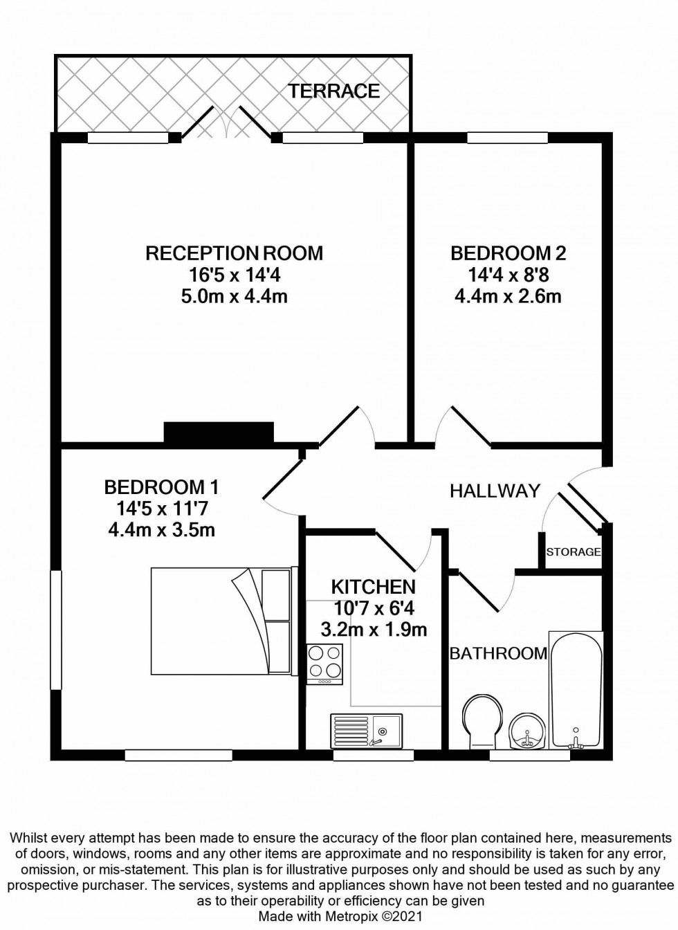 Floorplan for Southcote Road, Reading, Berkshire