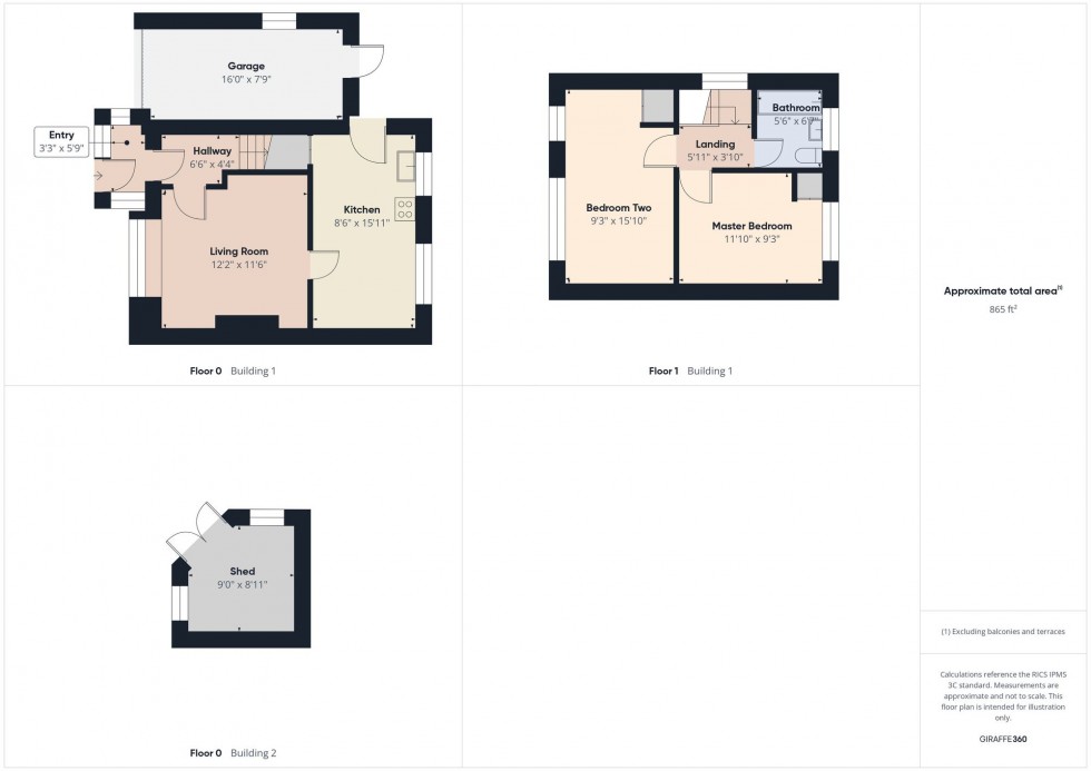 Floorplan for Fullbrook Crescent, Tilehurst, RG31