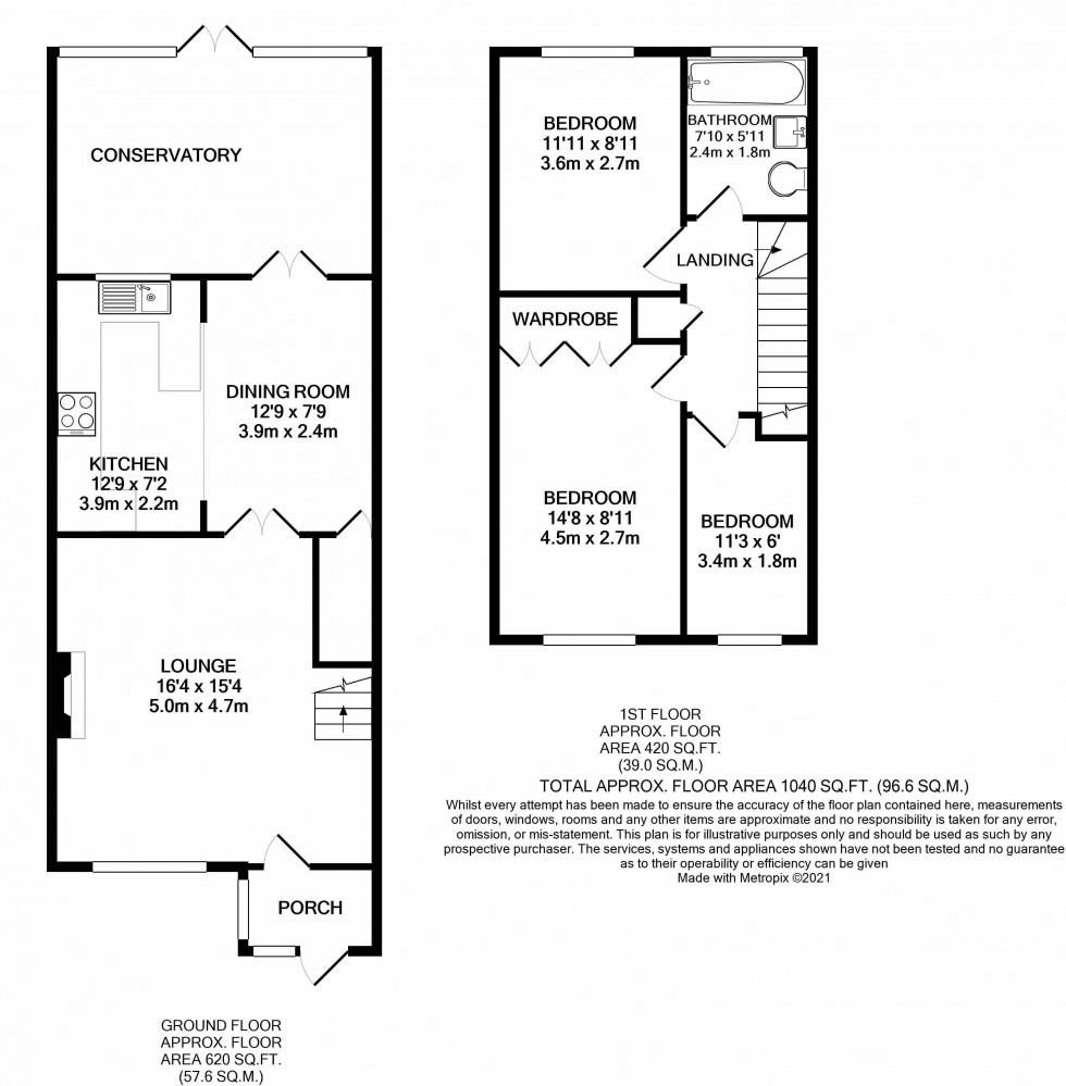 Floorplan for Tilehurst, Reading, Berkshire