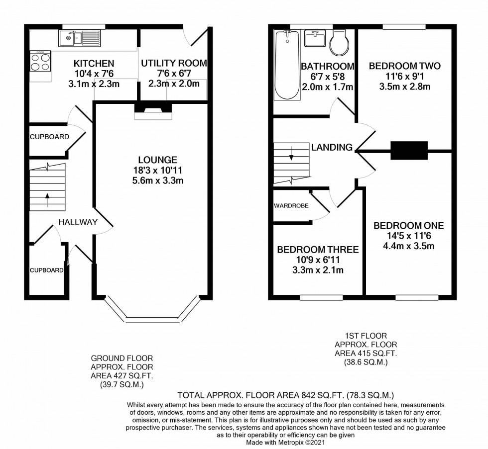 Floorplan for Tilehurst, Reading, Berkshire