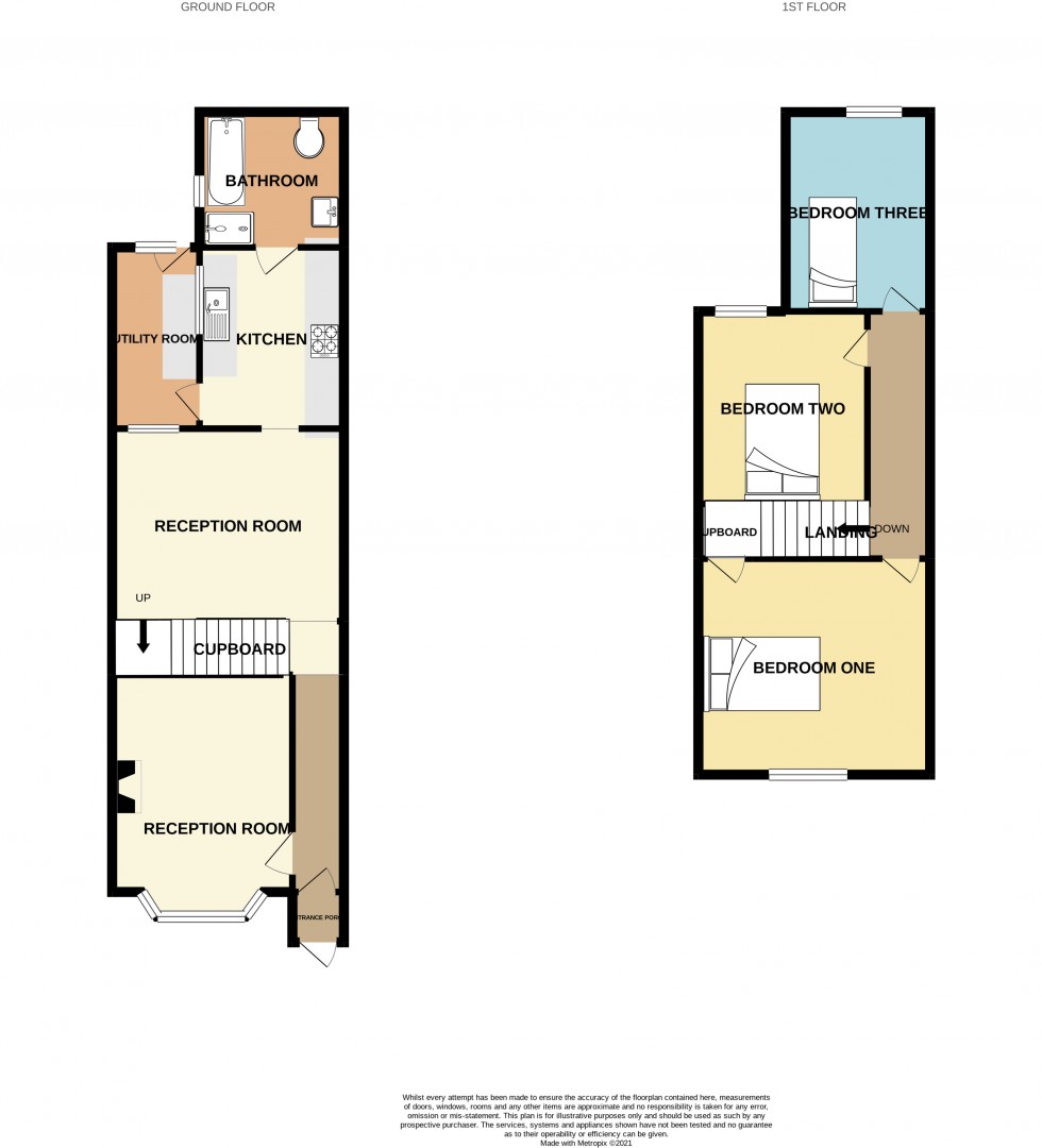 Floorplan for Grovelands Road, Reading, Berkshire