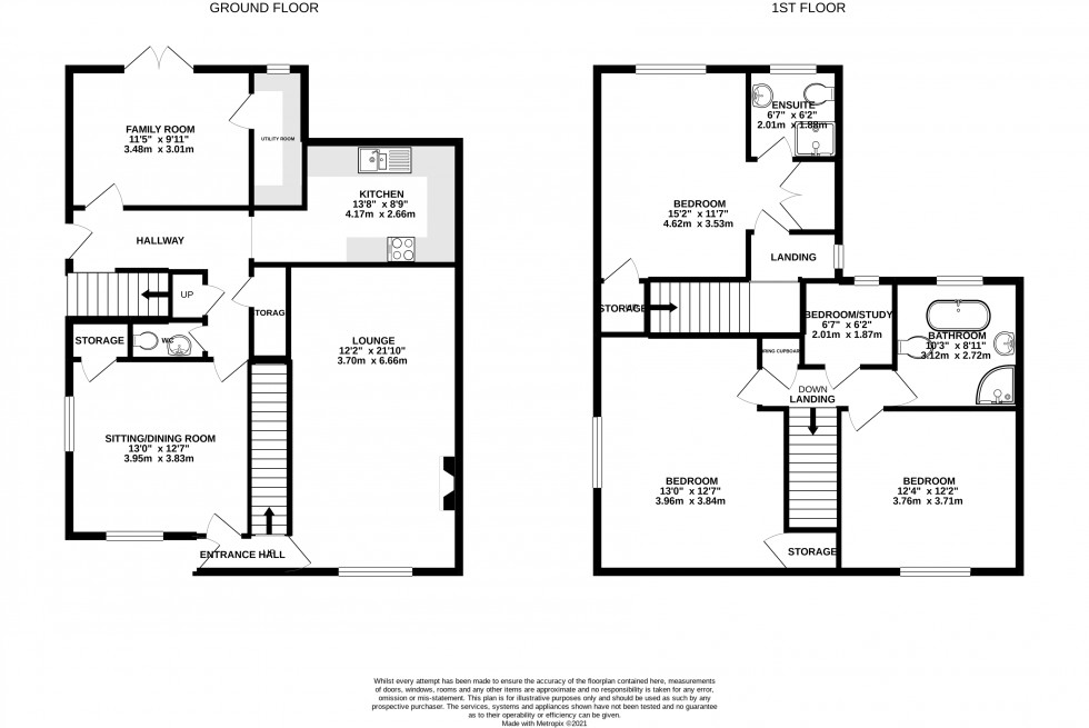 Floorplan for Bradfield Southend, Reading, Berkshire