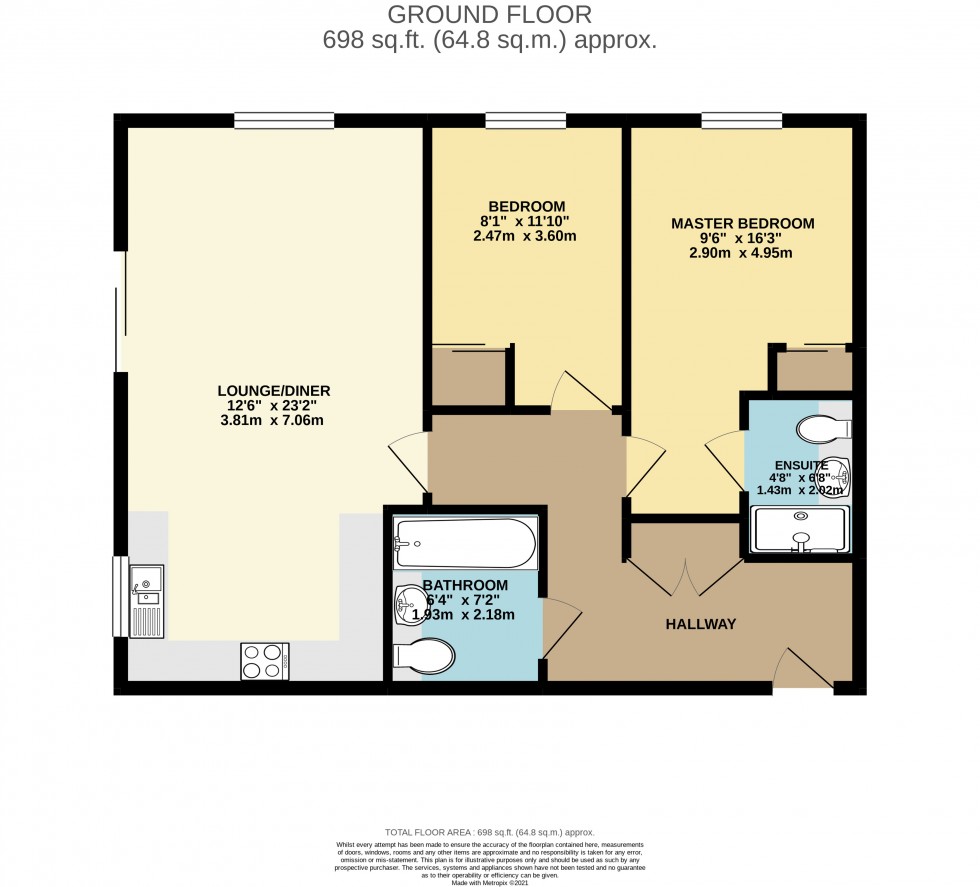 Floorplan for Southcote Lane, Reading, Berkshire