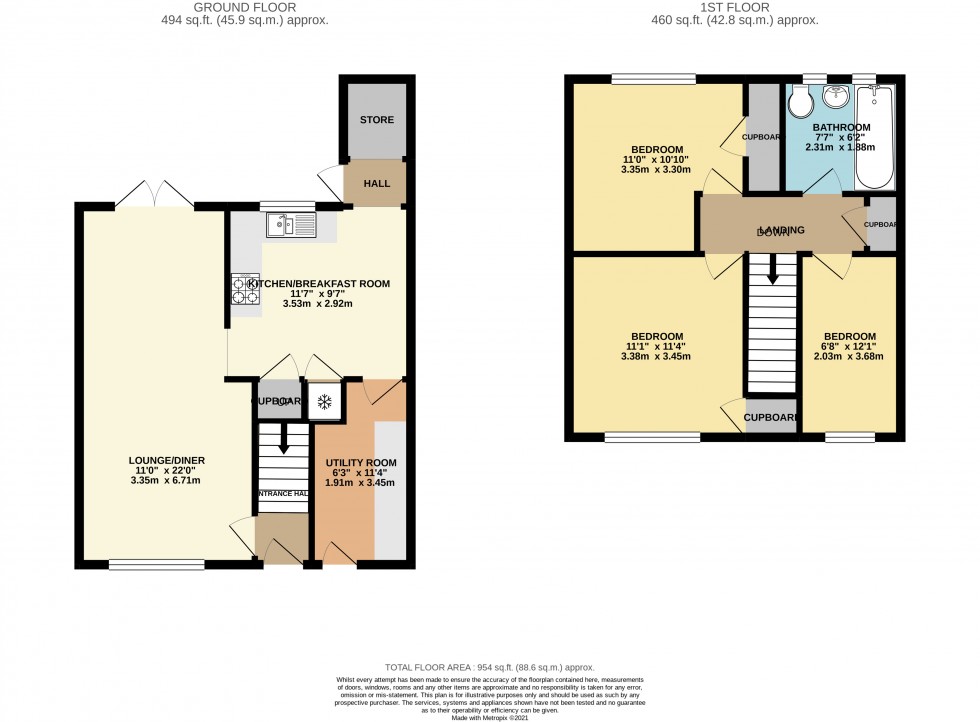 Floorplan for Fawley Road, Reading, Berkshire