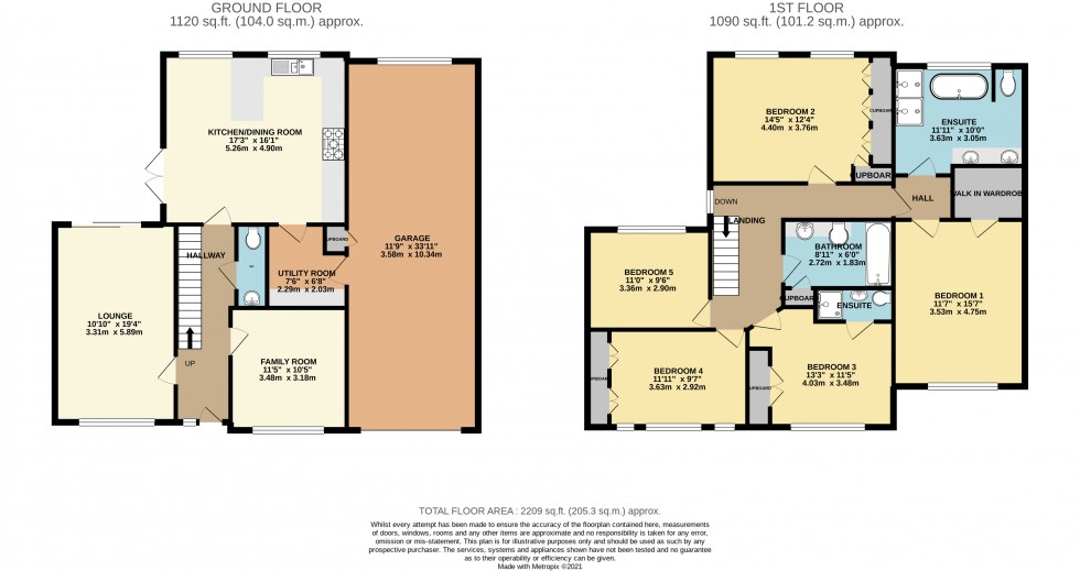 Floorplan for Tilehurst, Reading, Berkshire