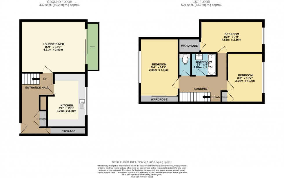 Floorplan for Bath Road, Reading, Berkshire