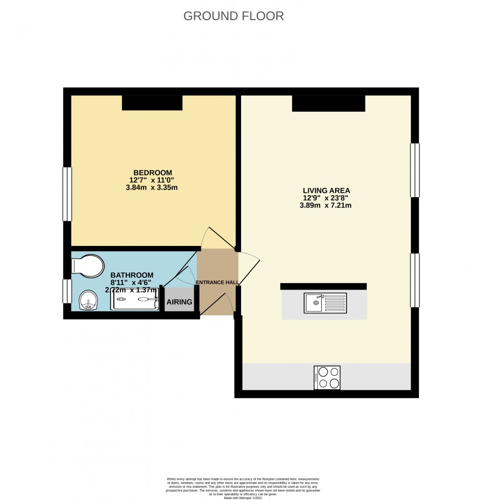 Floorplan for Coley Hill, Reading, Berkshire