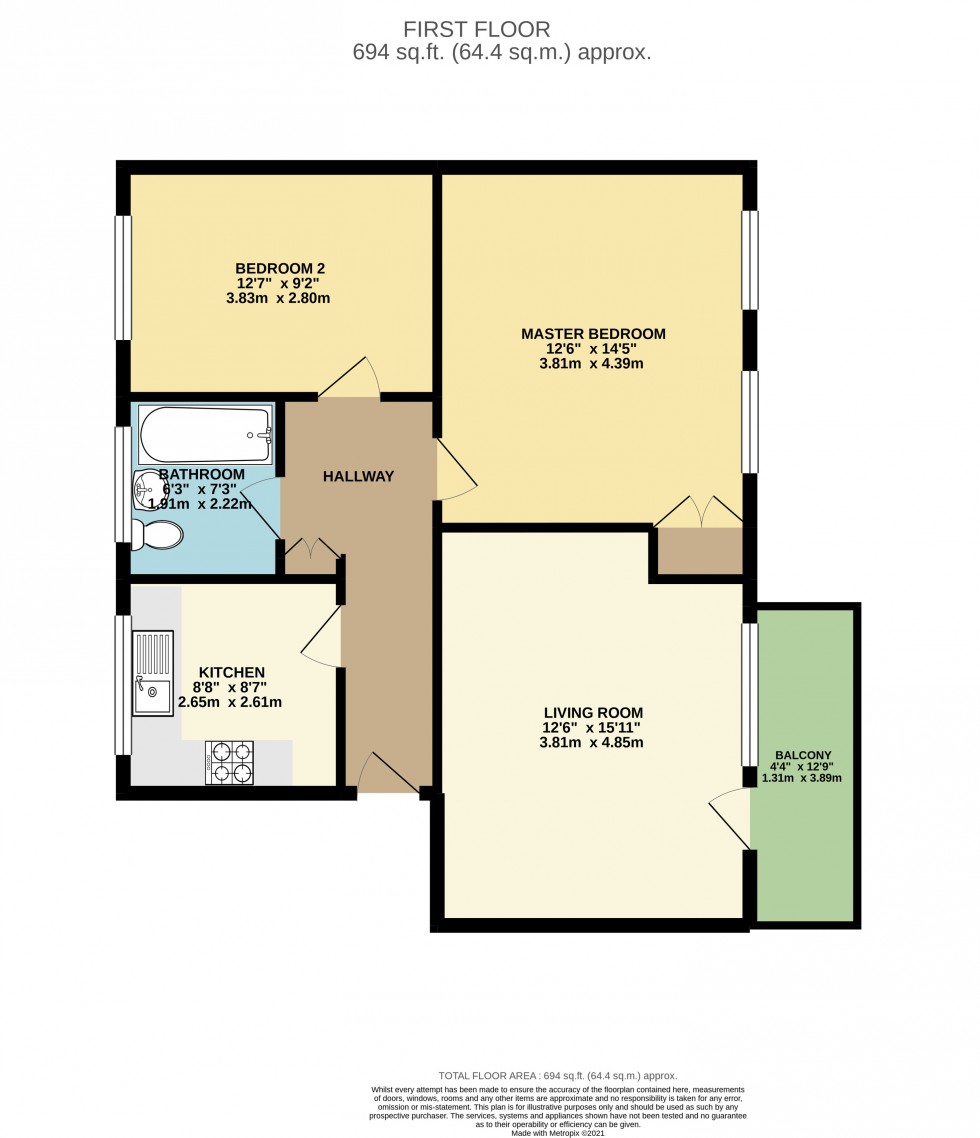 Floorplan for Bath Road, Reading, Berkshire