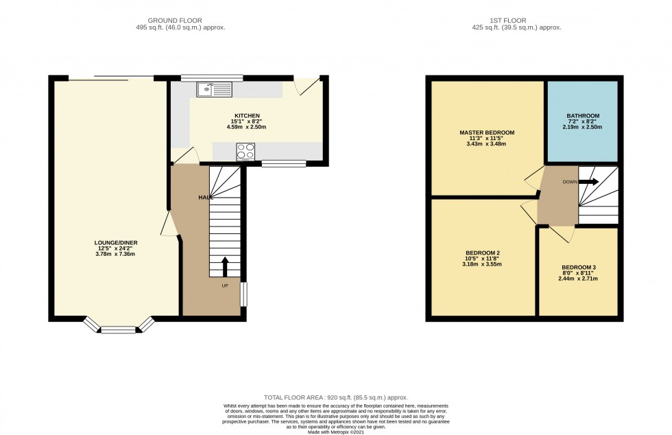 Floorplan for Tilehurst, Reading, Berkshire