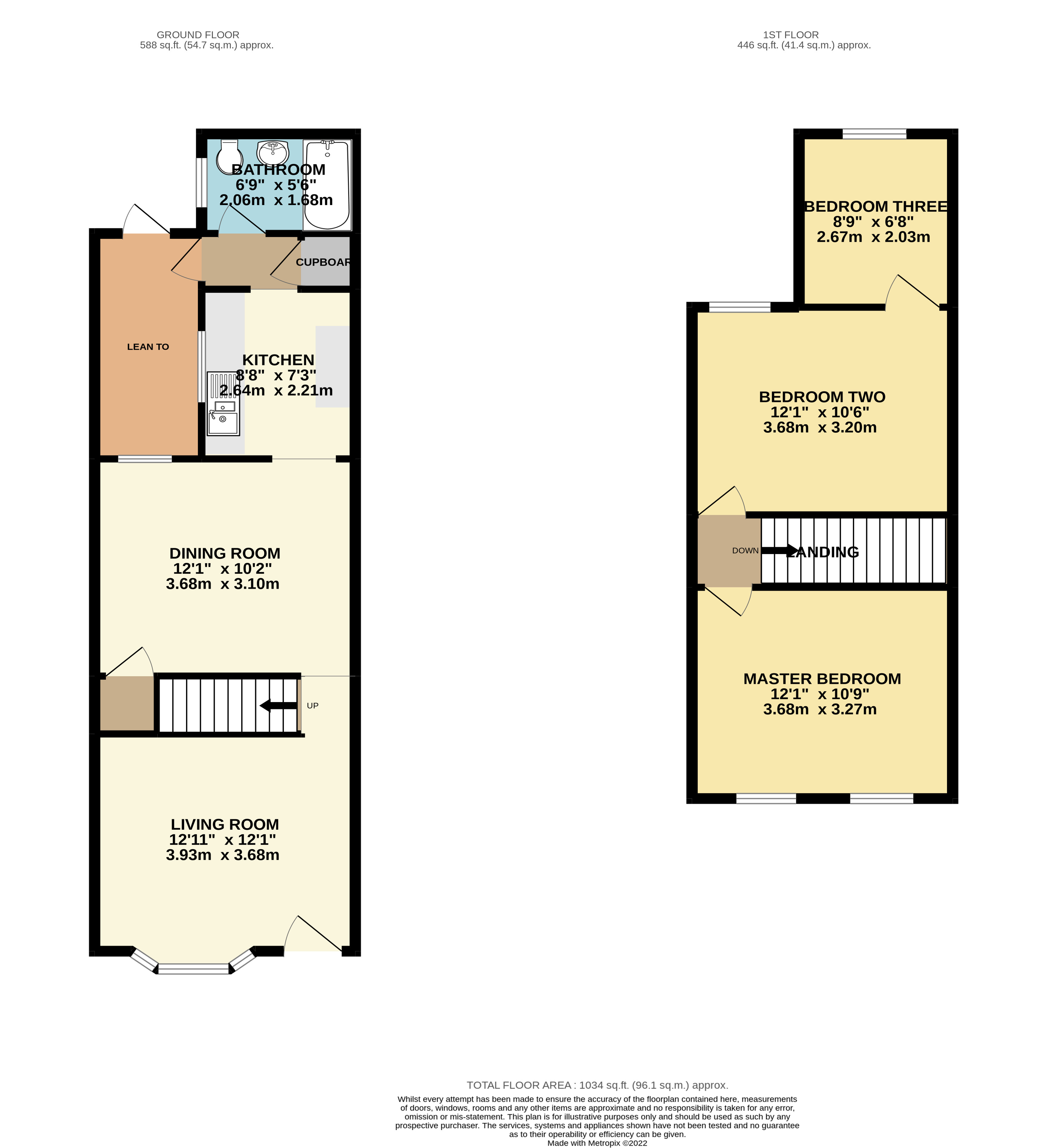 Floorplans For St Georges Road, Reading, Berkshire
