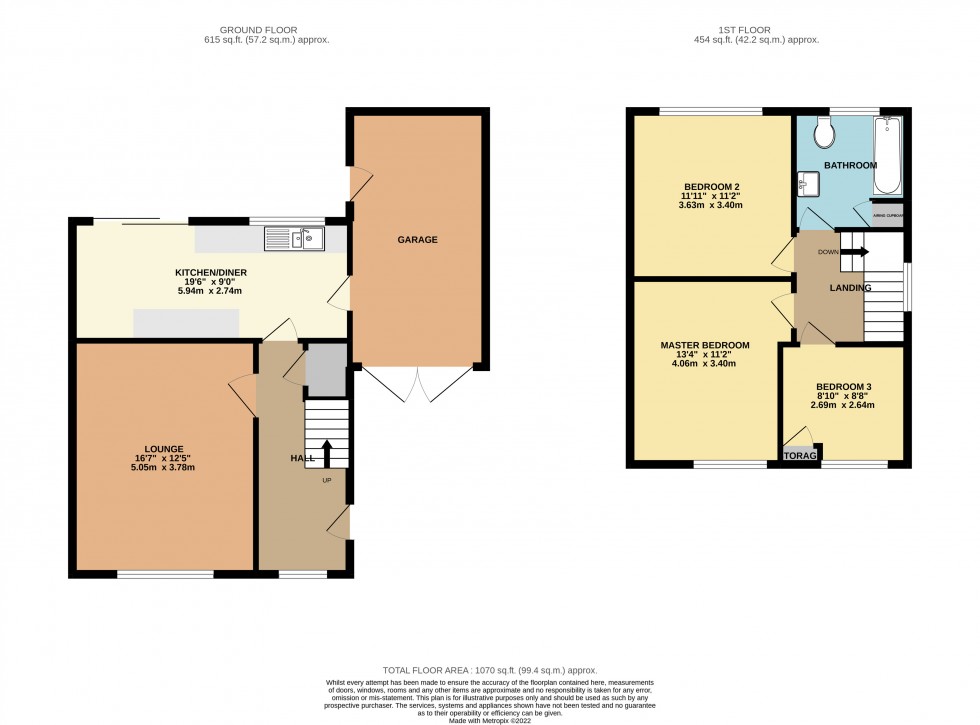 Floorplan for Tilehurst, Reading, Berkshire