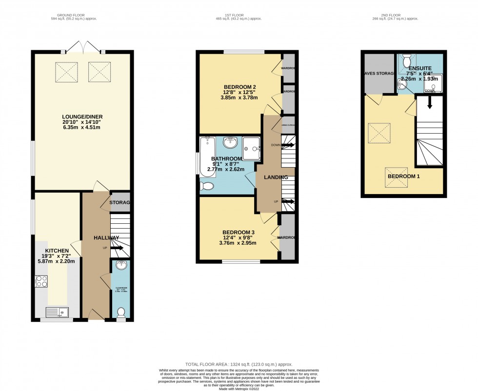 Floorplan for Padworth, Reading, Berkshire