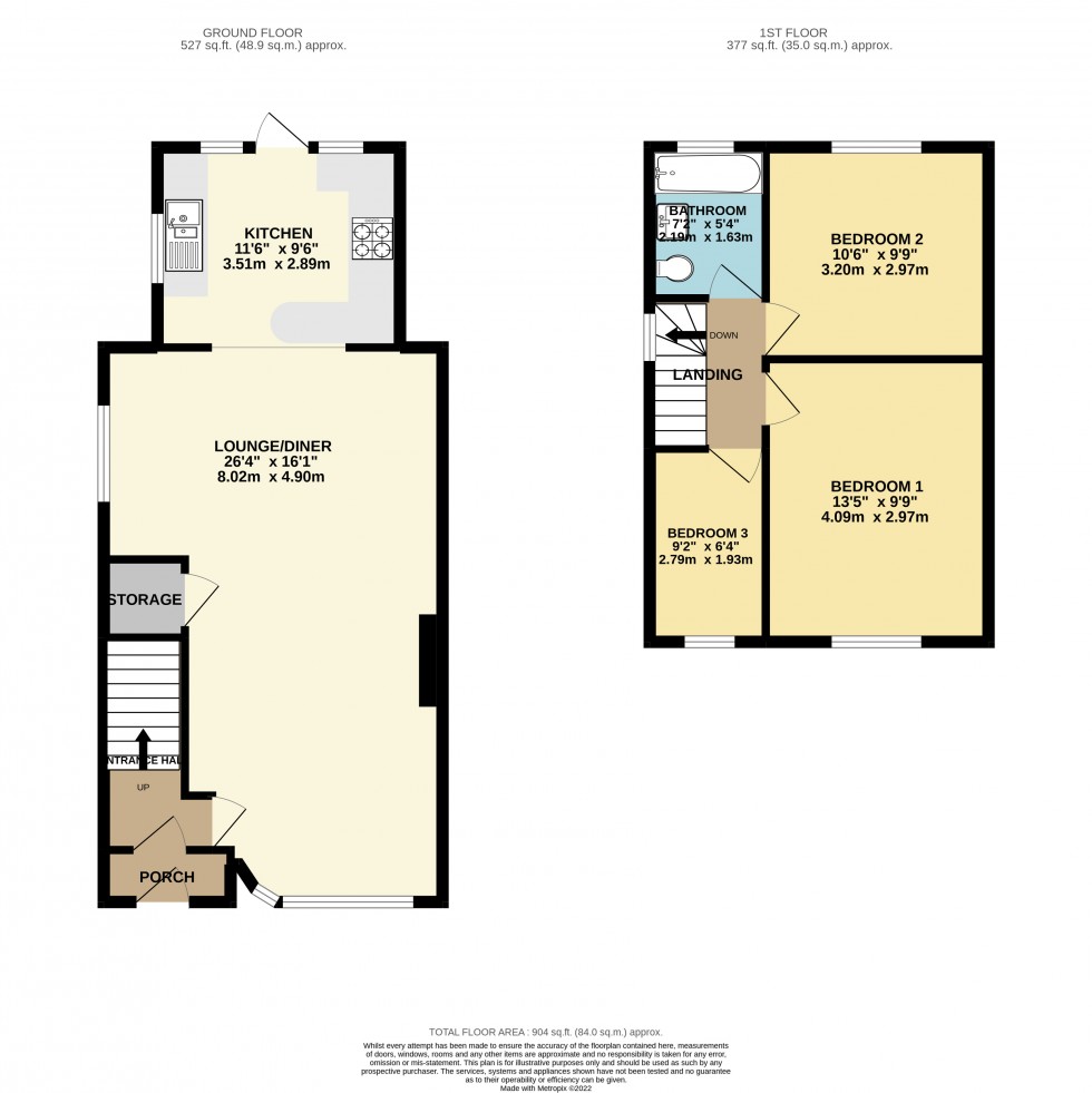 Floorplan for Tilehurst, Reading, Berkshire