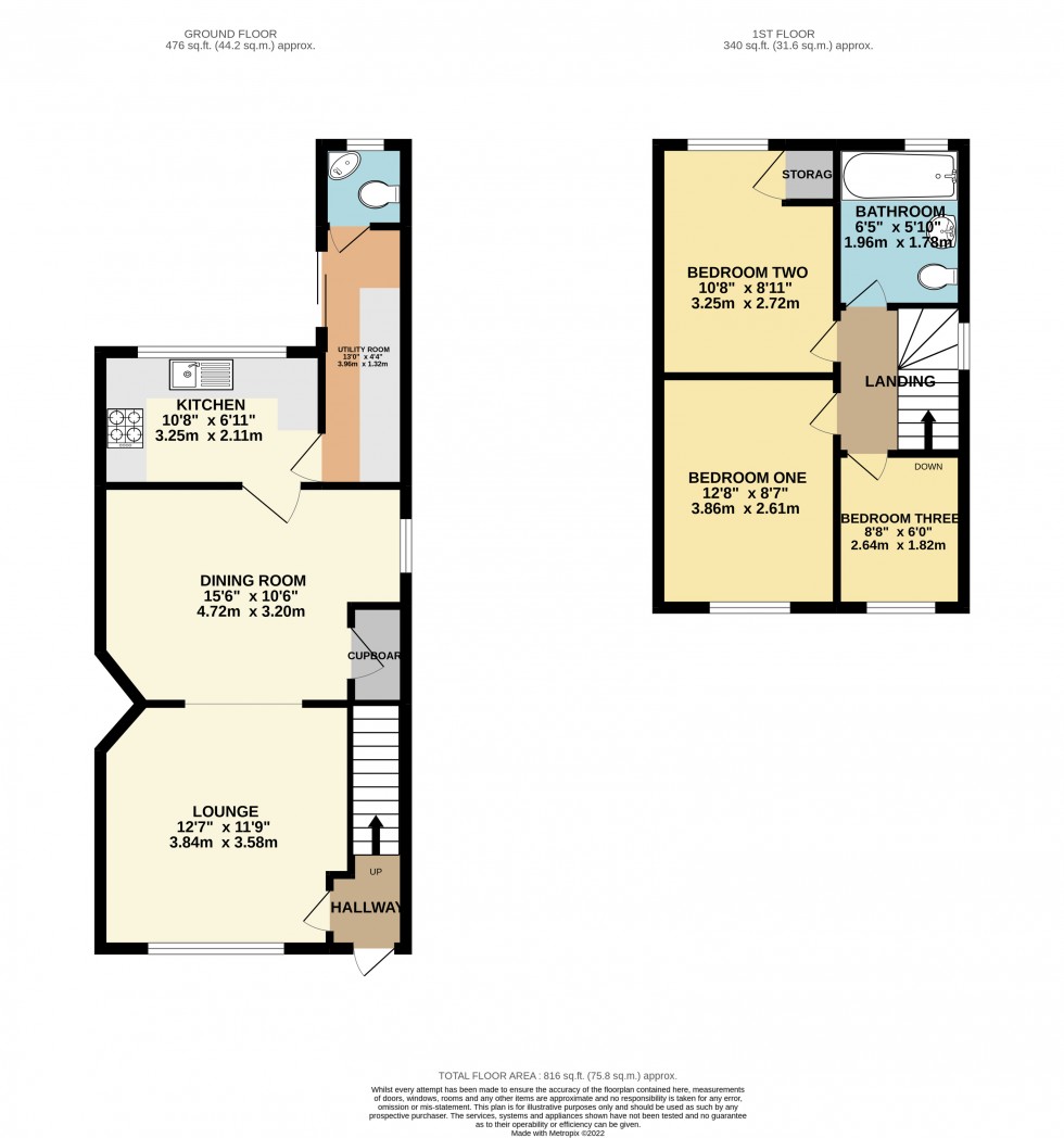 Floorplan for Tilehurst, Reading, Berkshire