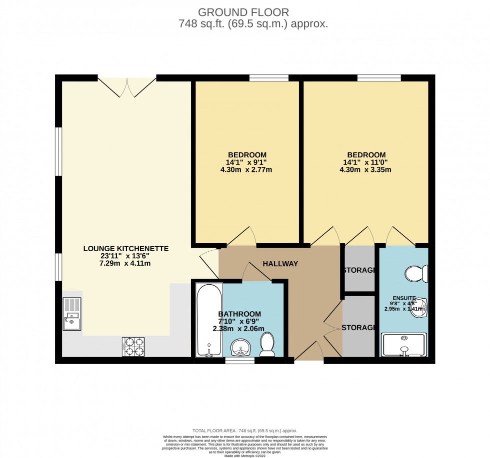 Floorplan for Ruhemann Street, Reading, Berkshire