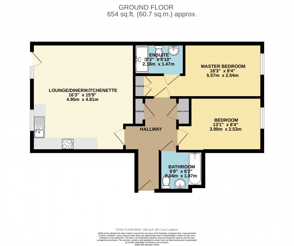 Floorplan for Battle Square, Reading, Berkshire