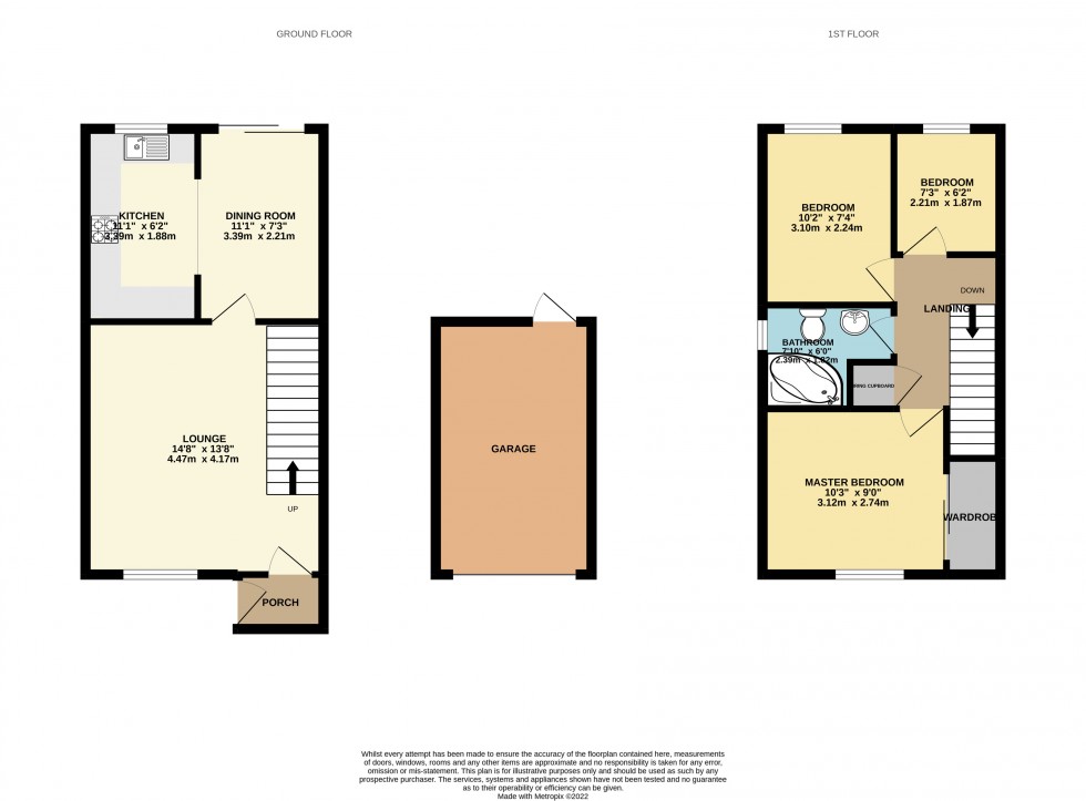 Floorplan for Calcot, Reading, Berkshire