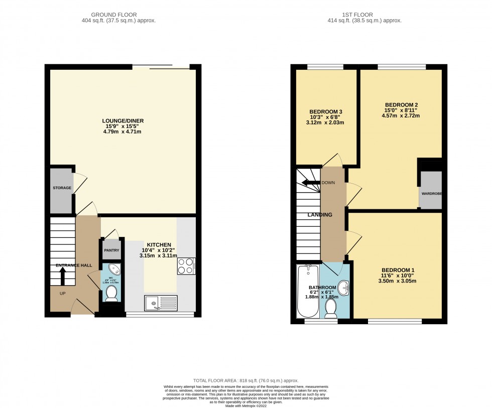 Floorplan for Tilehurst, Reading, Berkshire