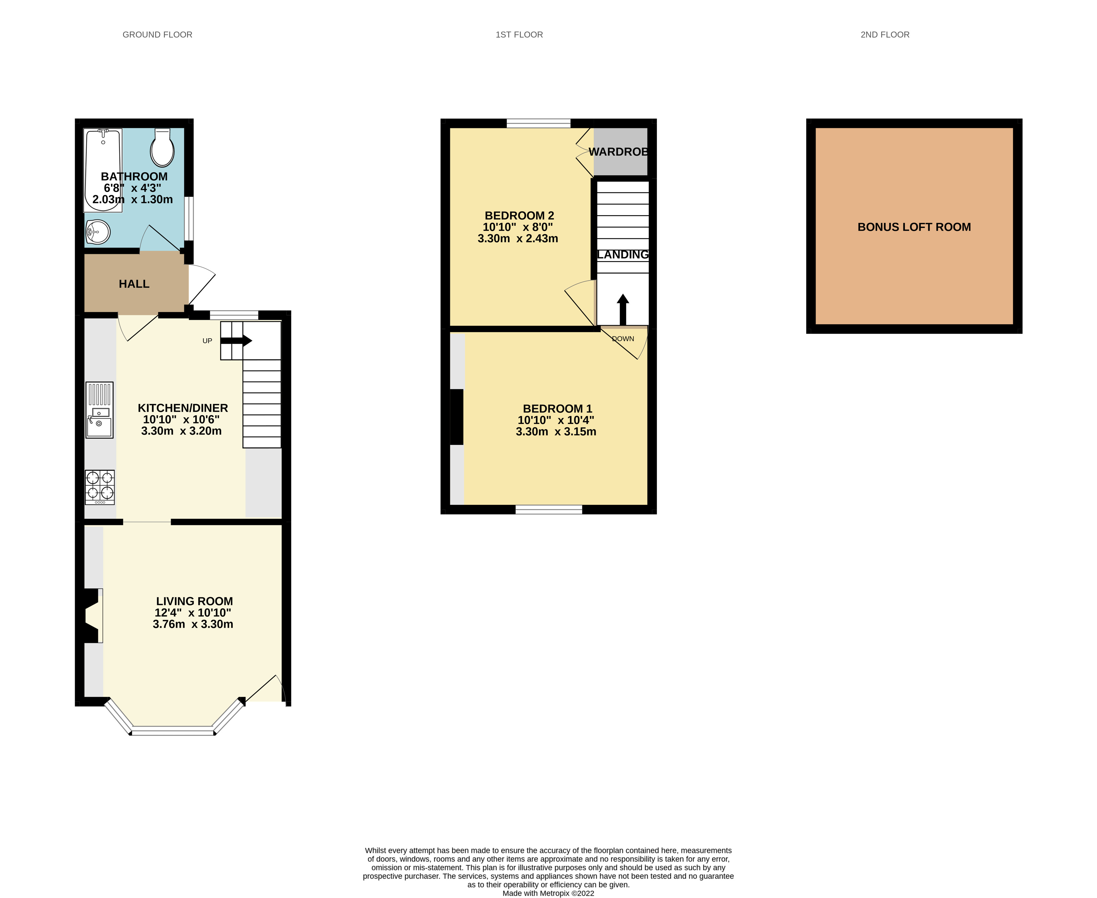Floorplans For Glenbeigh Terrace, Reading, Berkshire