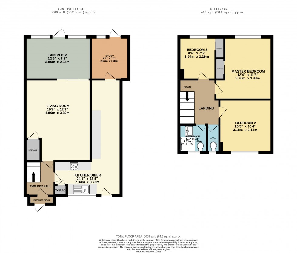 Floorplan for Appleford Road, Reading, Berkshire